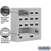 Salsbury Cell Phone Storage Locker - 5 Door High Unit (8 Inch Deep Compartments) - 12 A Doors and 4 B Doors - steel - Surface Mounted - Resettable Combination Locks